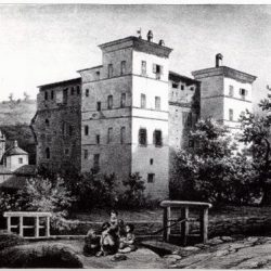 Saliceto - Castello visto da E. Gonin